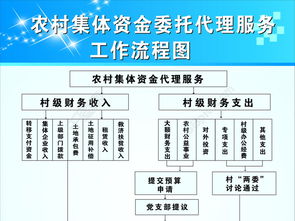 农村集体资金委托代理服务工作流程图 信息系统集成服务详解